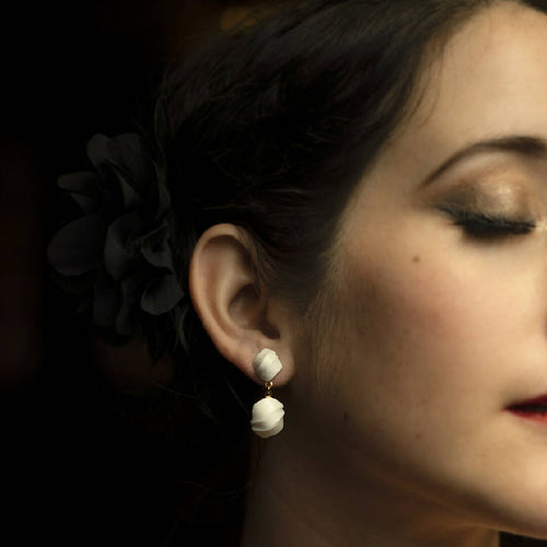 Boucles d'oreilles Fedora Duo | EMPREINTES Paris - EMPREINTES Paris