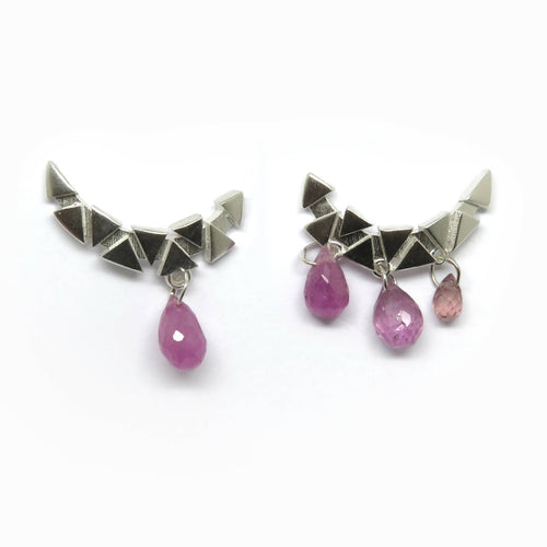 Puces Saphirs roses | EMPREINTES Paris - EMPREINTES Paris