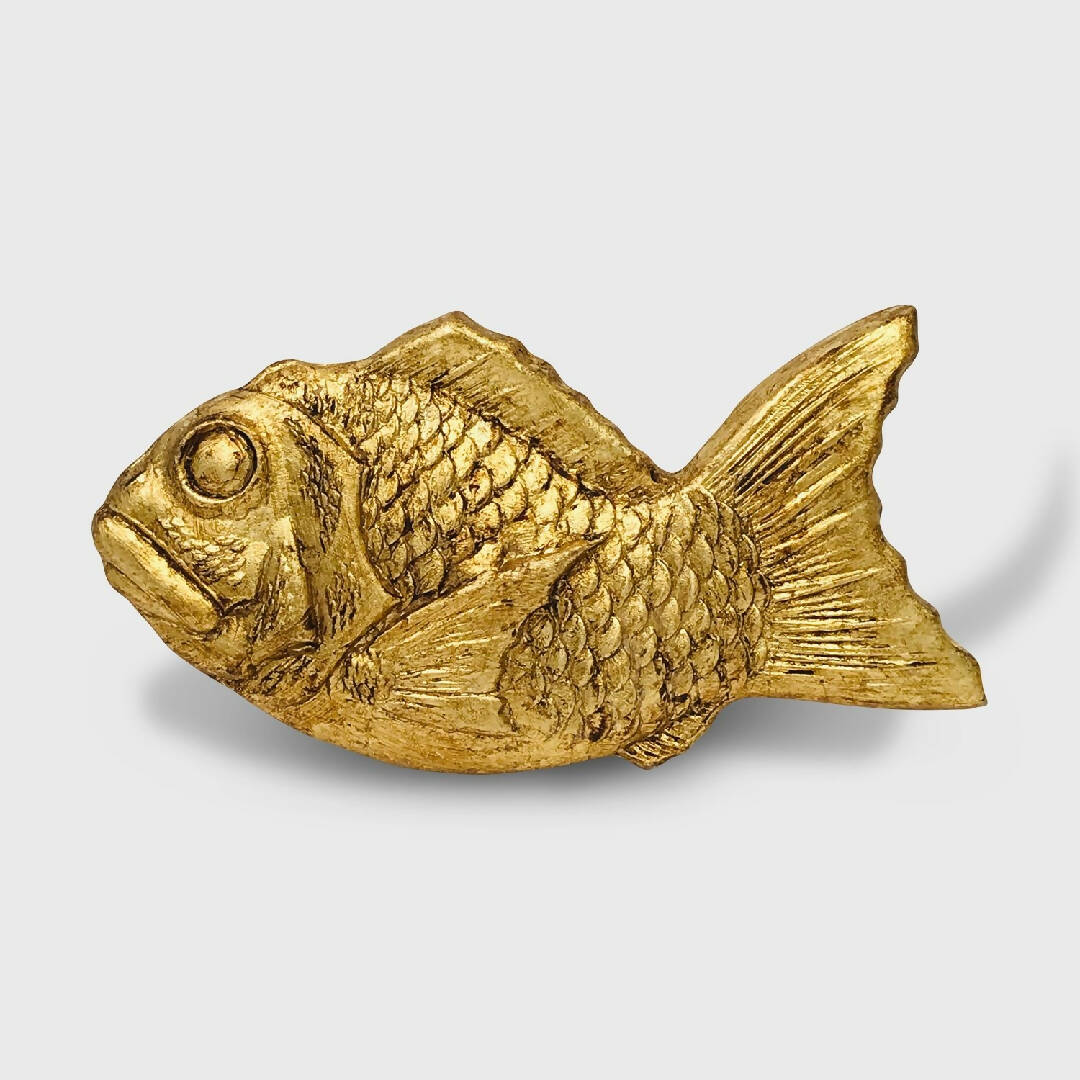 Grand Poisson Doré mural Japonais | EMPREINTES Paris