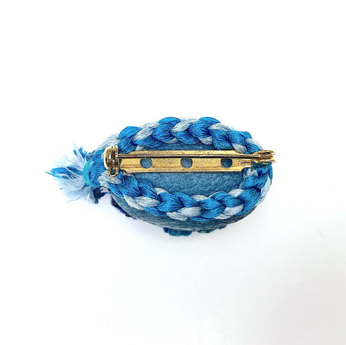 Broche camouflage Bleu nuit | EMPREINTES Paris - EMPREINTES Paris