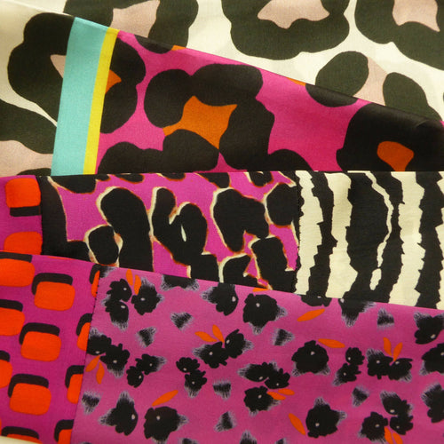 Bandeau soie pink panthère | EMPREINTES Paris - EMPREINTES Paris