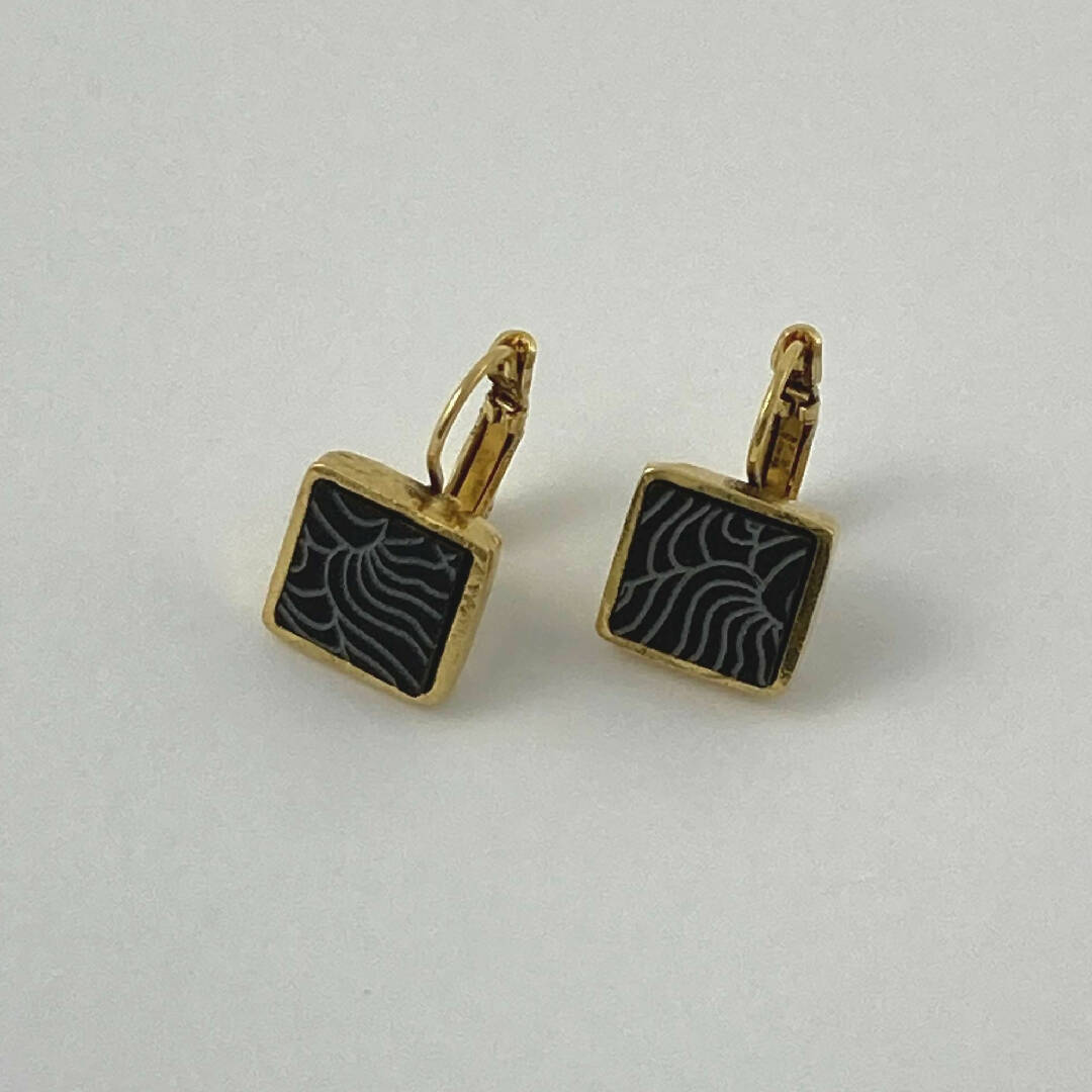 Boucles d’oreilles en étain Doré 20 | EMPREINTES Paris