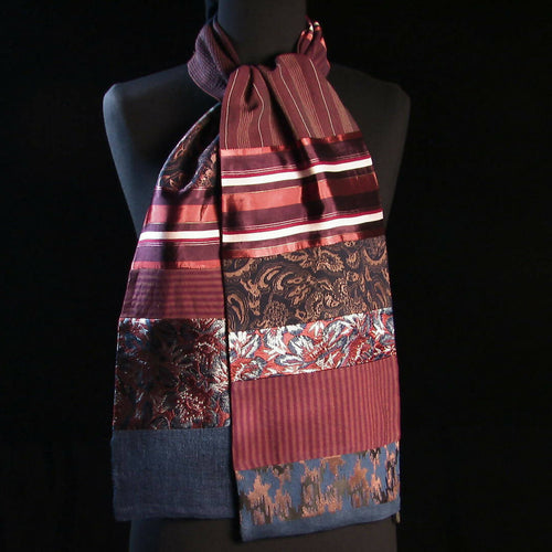 Écharpe intemporelle homme brique | EMPREINTES Paris - EMPREINTES Paris