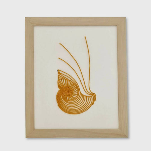 Tableau perlé Coquillage 1 | EMPREINTES Paris - EMPREINTES Paris