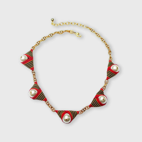 Collier Galon rouge | EMPREINTES Paris - EMPREINTES Paris