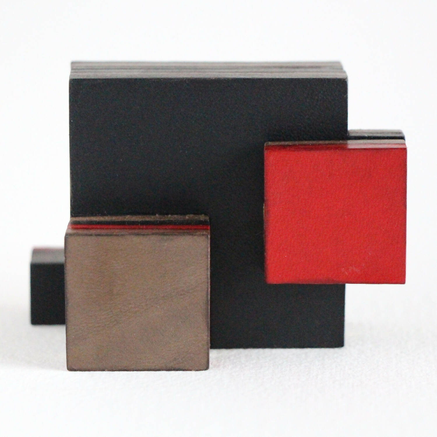 Cube porte photos multiples Noir et rouge | EMPREINTES Paris | EMPREINTES Paris