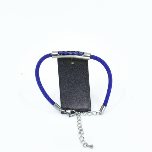 Bracelet en perles rondes de Lapis Lazuli | EMPREINTES Paris - EMPREINTES Paris