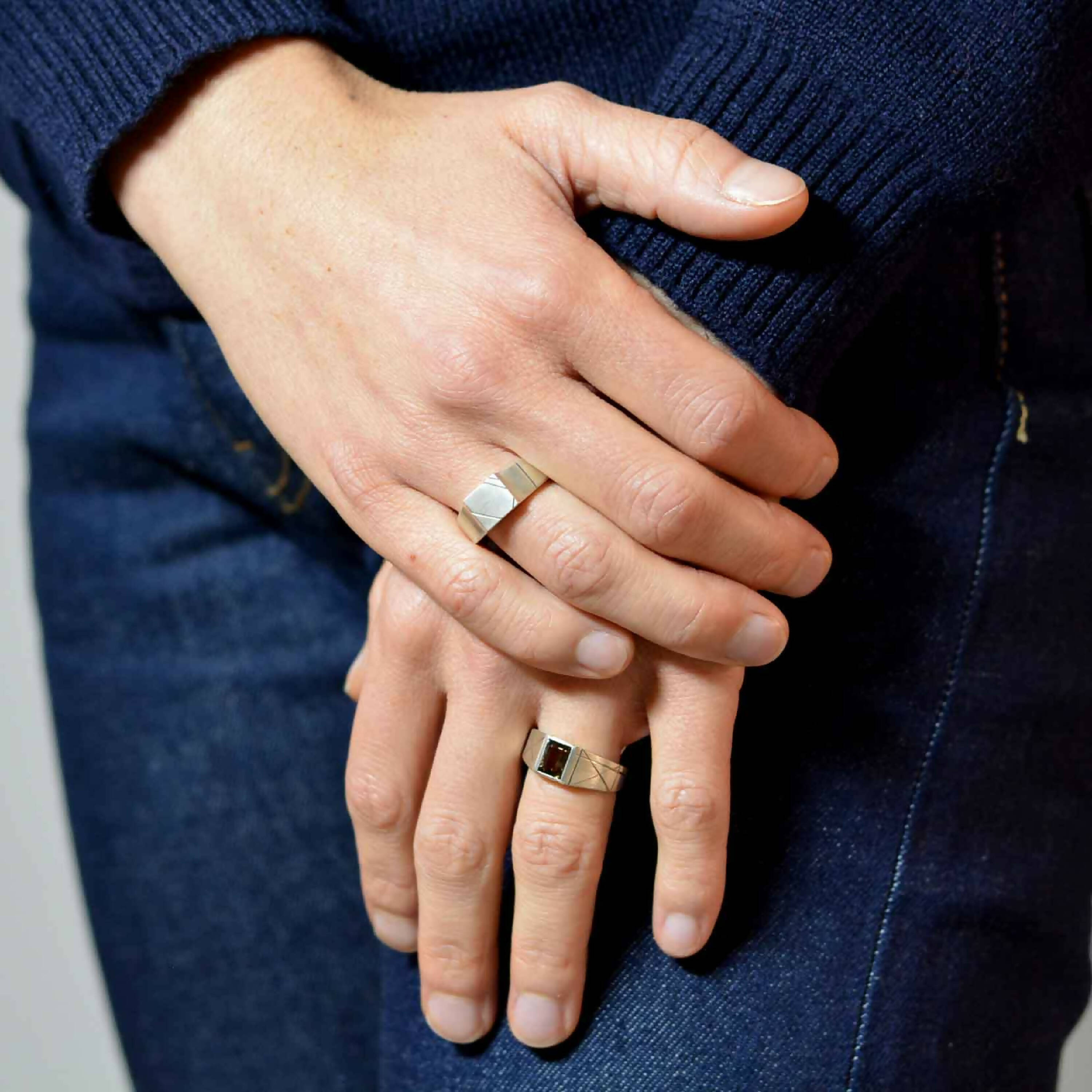 Chevalière Croix pour homme | EMPREINTES Paris