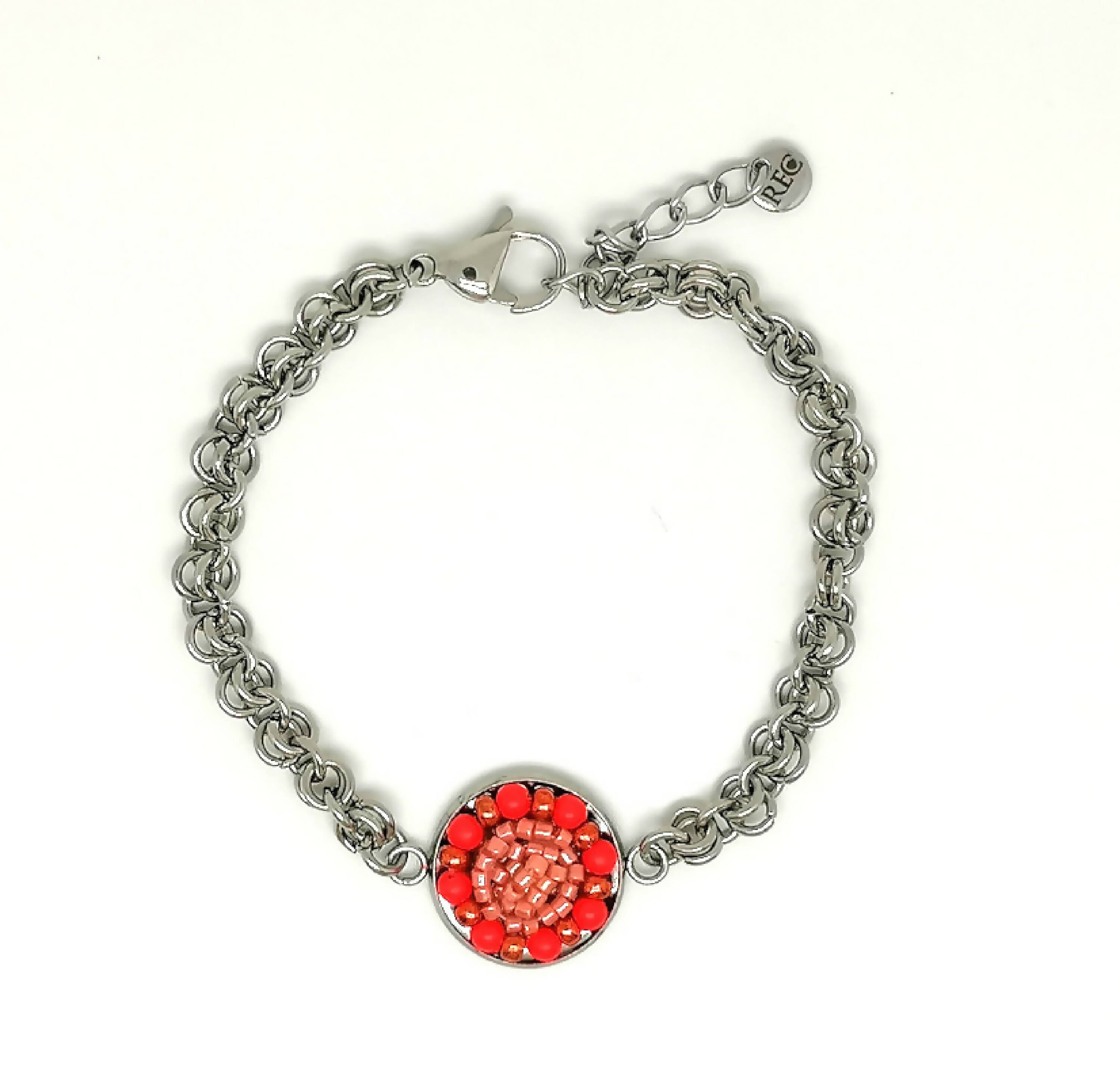 Bracelet Rosace orange | EMPREINTES Paris