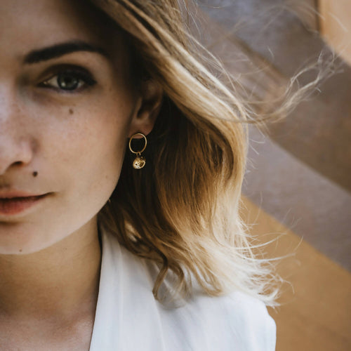 Boucles d'oreilles JARDIN SECRET - Vermeil (petites) | EMPREINTES Paris - EMPREINTES Paris