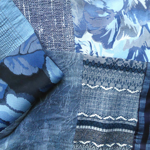 Écharpe intemporelle femme-Indigo | EMPREINTES Paris - EMPREINTES Paris