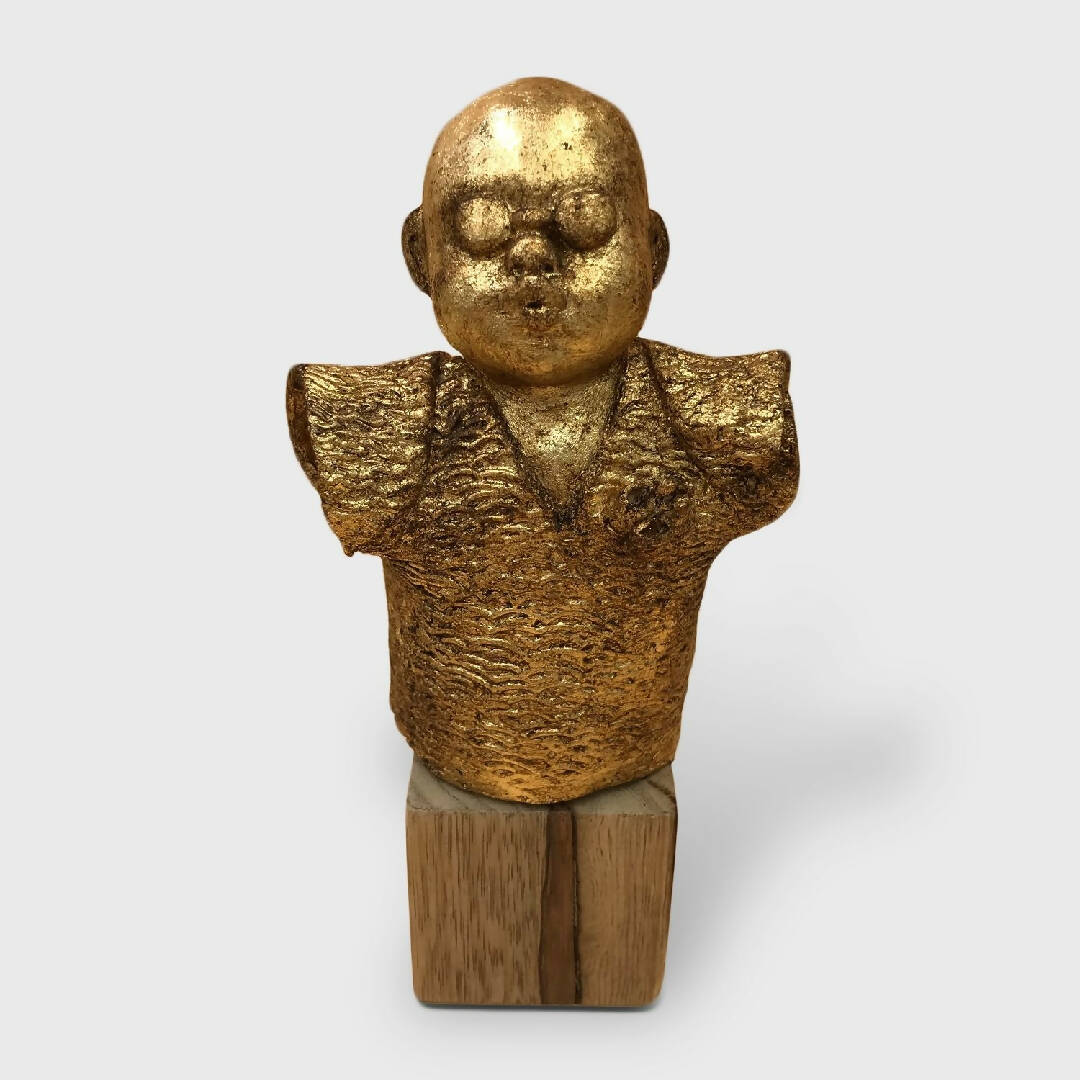 Sculpture APOO doré Bilal | EMPREINTES Paris