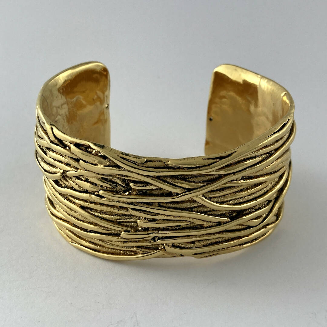 Bracelet en étain doré 8 | EMPREINTES Paris