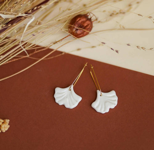 dormeuses_ginkgo_en_porcelaine_nathalie_penders_ceramics | EMPREINTES Paris - EMPREINTES Paris