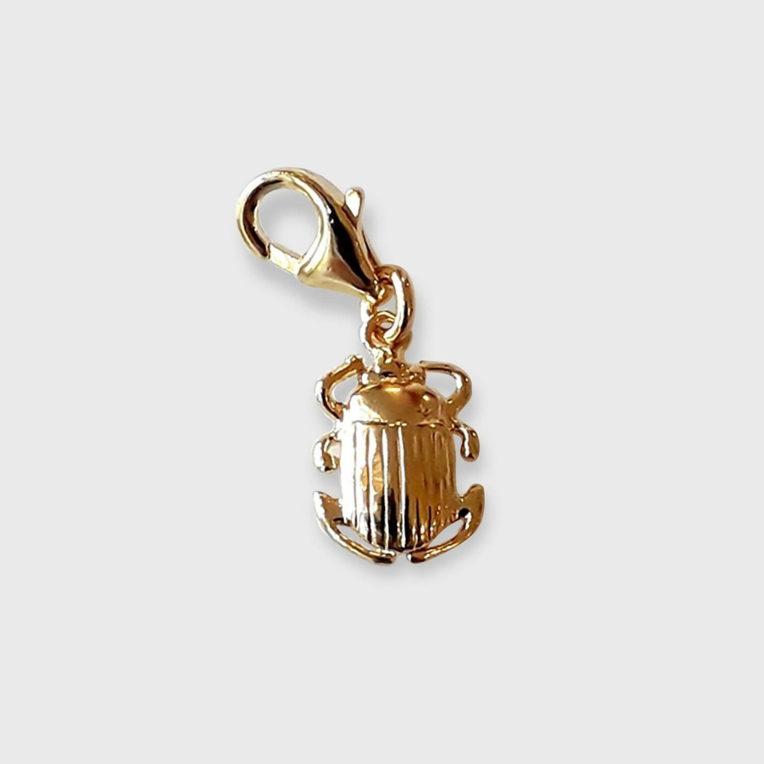 Bracelet Charms scarabée plaqué or | EMPREINTES Paris