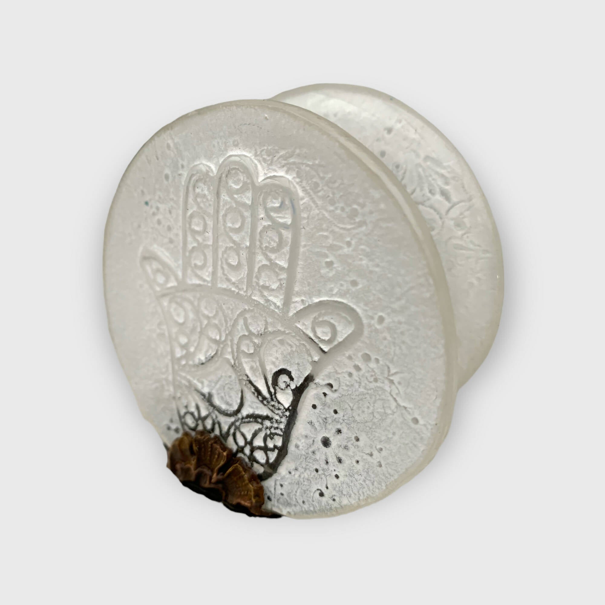 Porte-cartes Khamsa blanche | EMPREINTES Paris