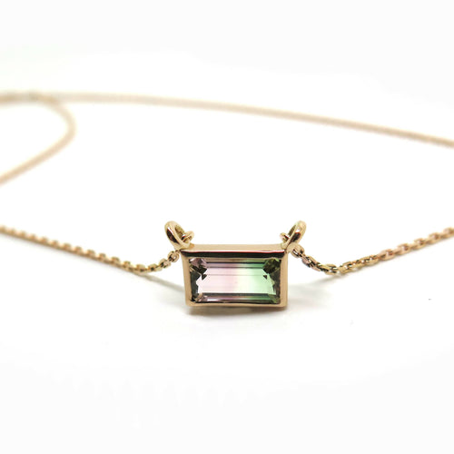 Collier rectangle Melon d’eau | EMPREINTES Paris - EMPREINTES Paris