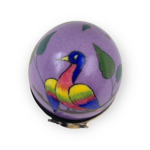 boite_a_musique_violette_decor_oiseau_chardonneret_bleu_et_orange_cadeau_dun_souvenir_precieux | EMPREINTES Paris - EMPREINTES Paris