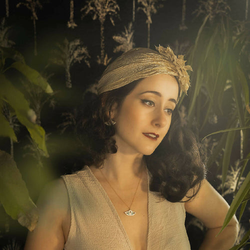 Collier Papyrus GM marine | EMPREINTES Paris - EMPREINTES Paris