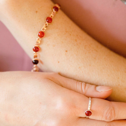 Bracelet BILLE 2 roses | EMPREINTES Paris - EMPREINTES Paris