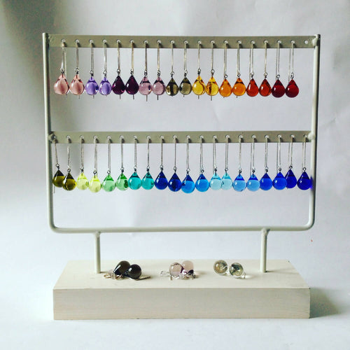 Boucles d'oreilles perles de pluie transparentes | EMPREINTES Paris - EMPREINTES Paris