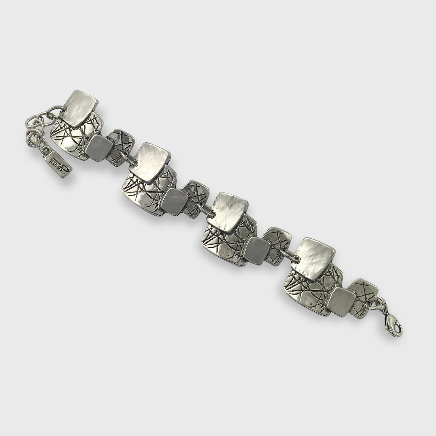 Bracelet en étain argenté 13 | EMPREINTES Paris