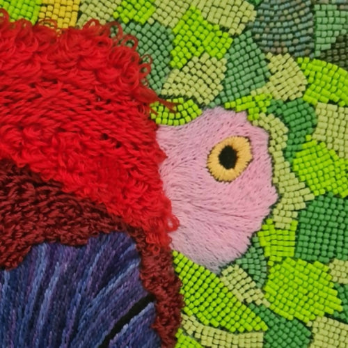 Tableau brodé Papoli | EMPREINTES Paris - EMPREINTES Paris