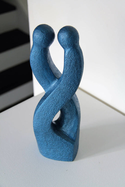 Sculpture couple en argile Invitation | EMPREINTES Paris - EMPREINTES Paris