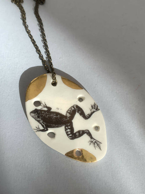 Pendentif Grenouille collection Histoire naturelle | EMPREINTES Paris - EMPREINTES Paris