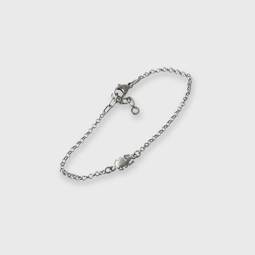 Bracelet Chaine Scarabée équilibre argent | EMPREINTES Paris - EMPREINTES Paris