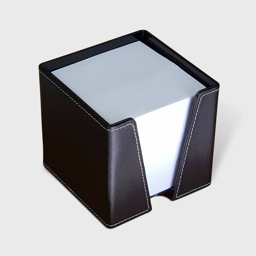 Cube papier cuir noir | EMPREINTES Paris - EMPREINTES Paris