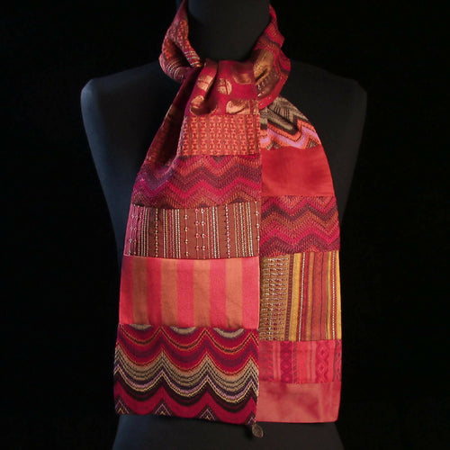 Écharpe bijou - Vermillon | EMPREINTES Paris - EMPREINTES Paris