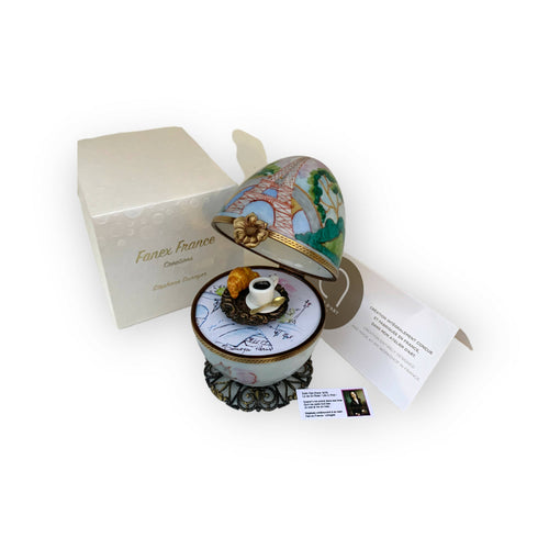 Oeuf musical Eiffel café croissant | EMPREINTES Paris - EMPREINTES Paris