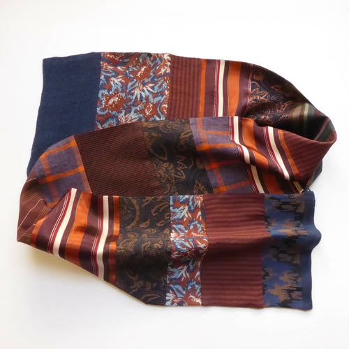 Écharpe intemporelle homme brique | EMPREINTES Paris - EMPREINTES Paris