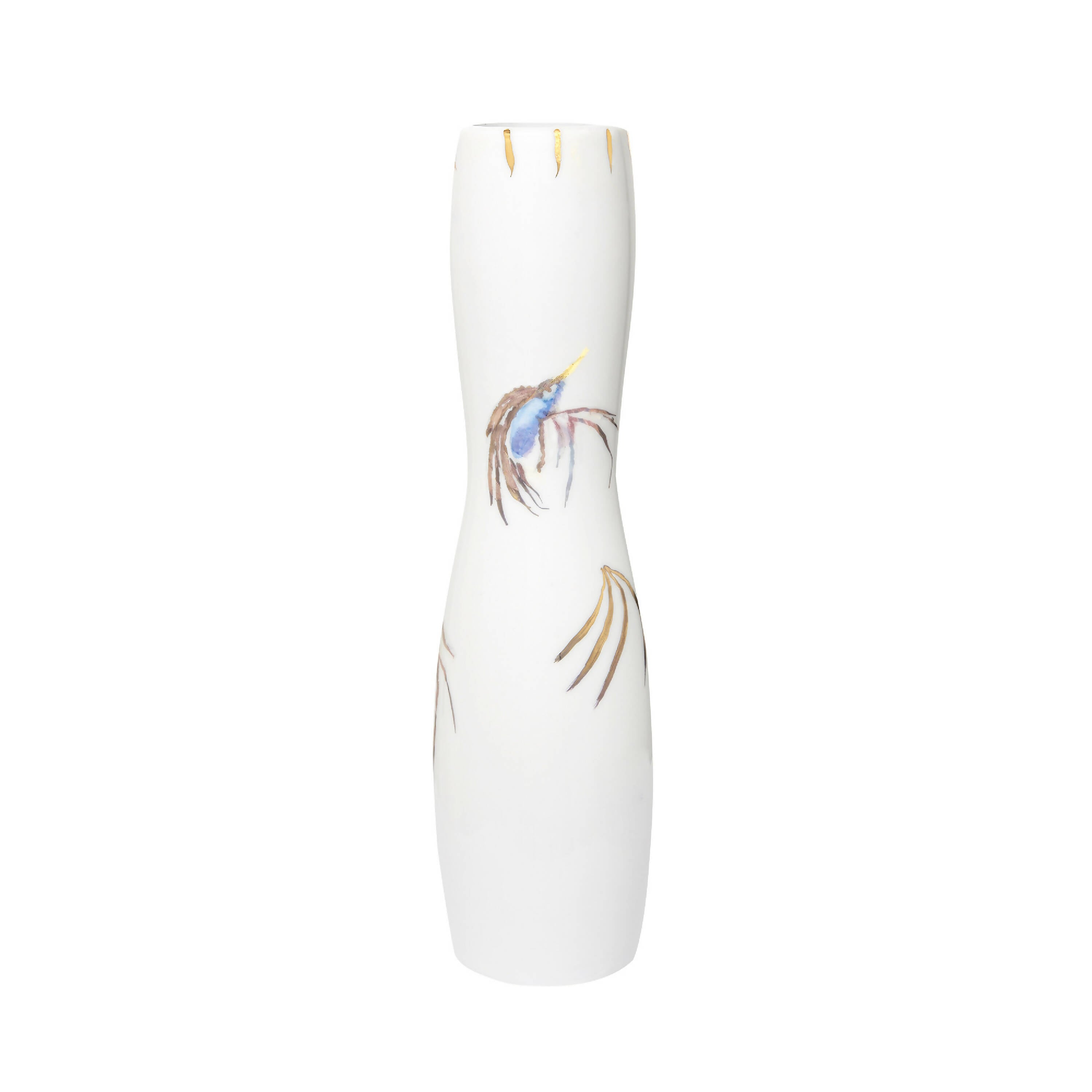 Vase soliflore blanc Les oiseaux | EMPREINTES Paris | EMPREINTES Paris