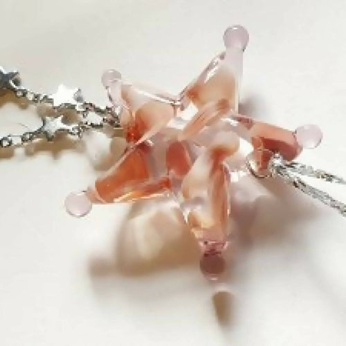 Etoile filante de Noël Rose décoration sapin de Noël | EMPREINTES Paris - EMPREINTES Paris