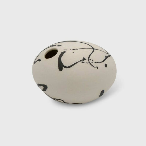 Galet soliflore lignes noires | EMPREINTES Paris - EMPREINTES Paris