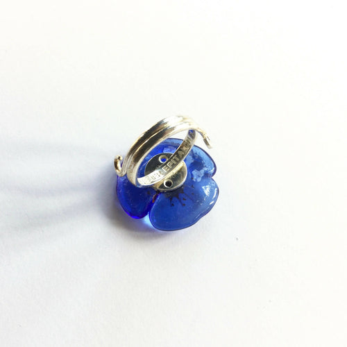 Bague FLEUR bleu roi | EMPREINTES Paris - EMPREINTES Paris