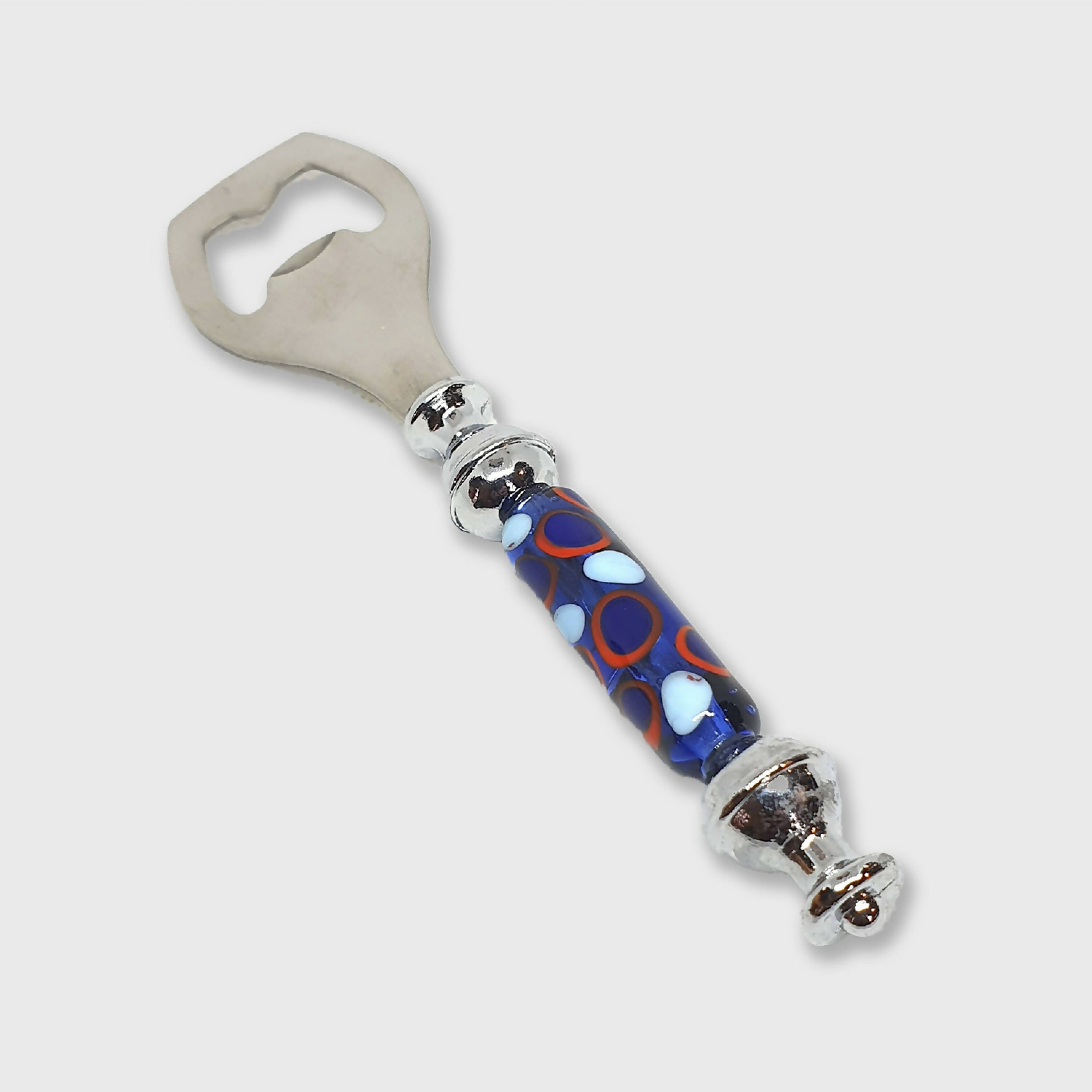 decapsuleur_ouvre_bouteille_bleu_cendrine_m_fileuse_de_verre | EMPREINTES Paris