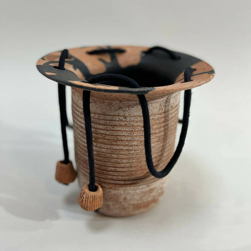 Vase Terracotta à cordes , en faience de Toscane | EMPREINTES Paris - EMPREINTES Paris