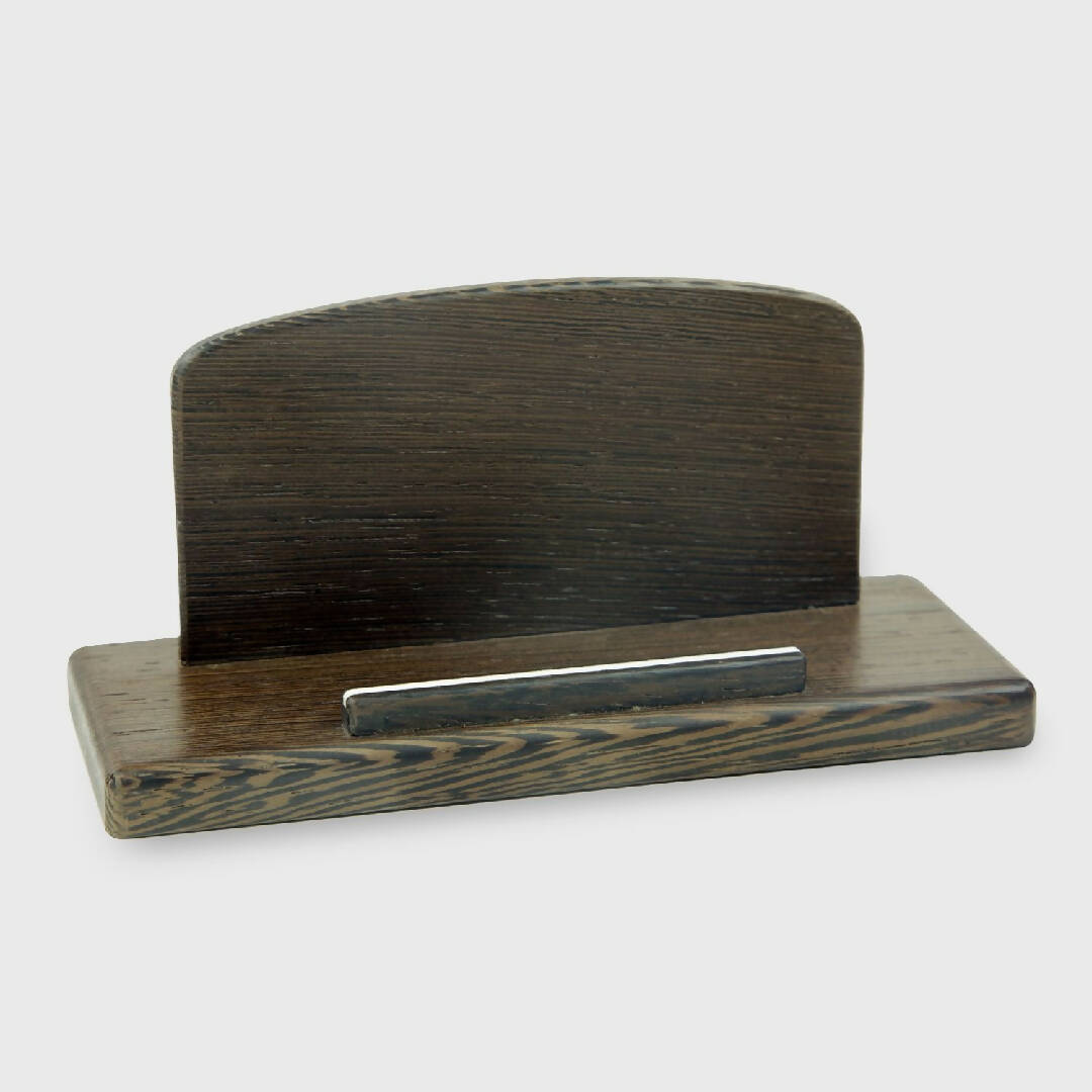 Porte carte de visite vertical wengué | EMPREINTES Paris