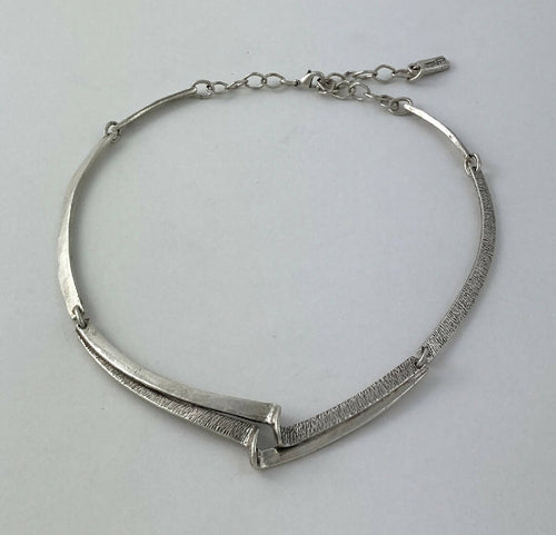 Collier réglable en étain argenté 11 | EMPREINTES Paris - EMPREINTES Paris