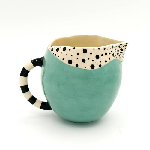 Pichet Les Oiseaux, jade | EMPREINTES Paris - EMPREINTES Paris