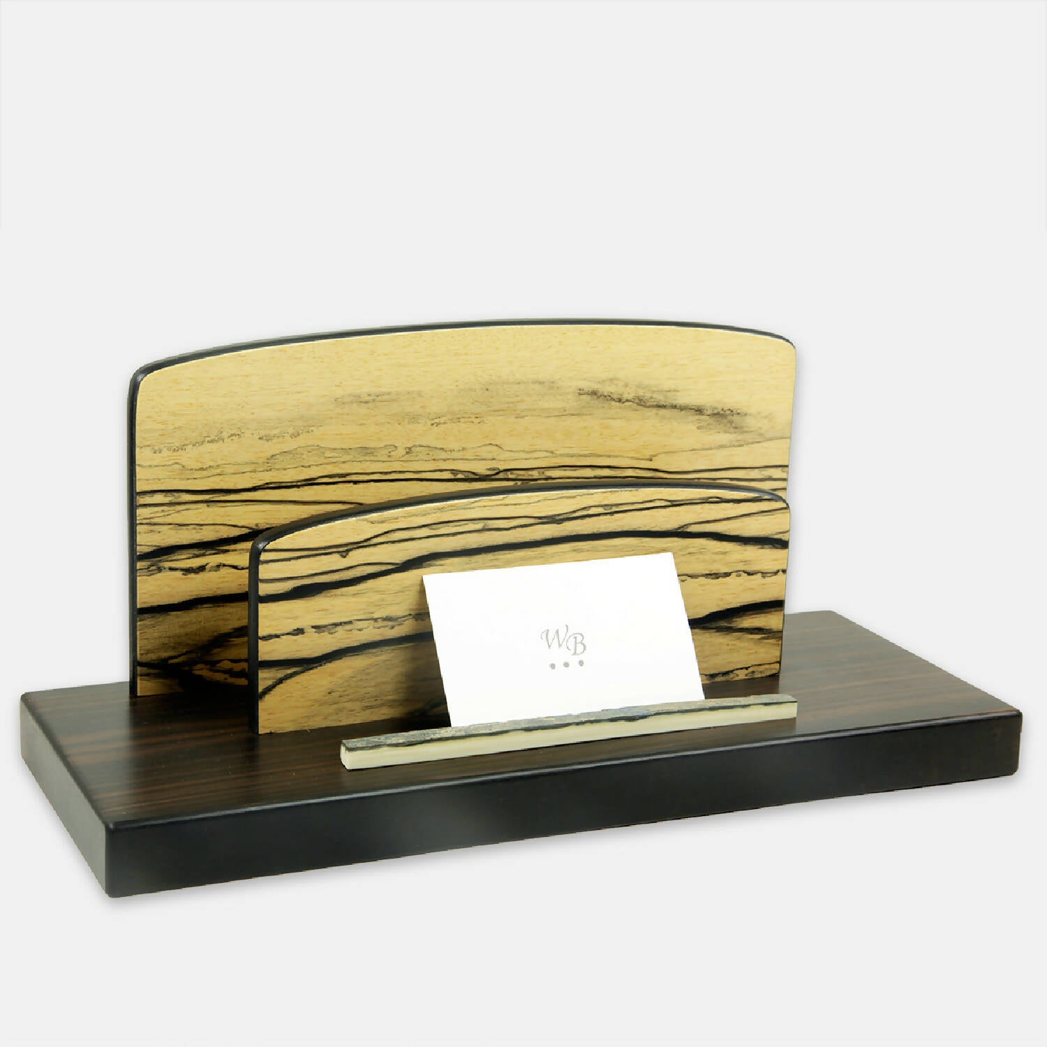 Porte- lettres ébène blanc du Laos | EMPREINTES Paris