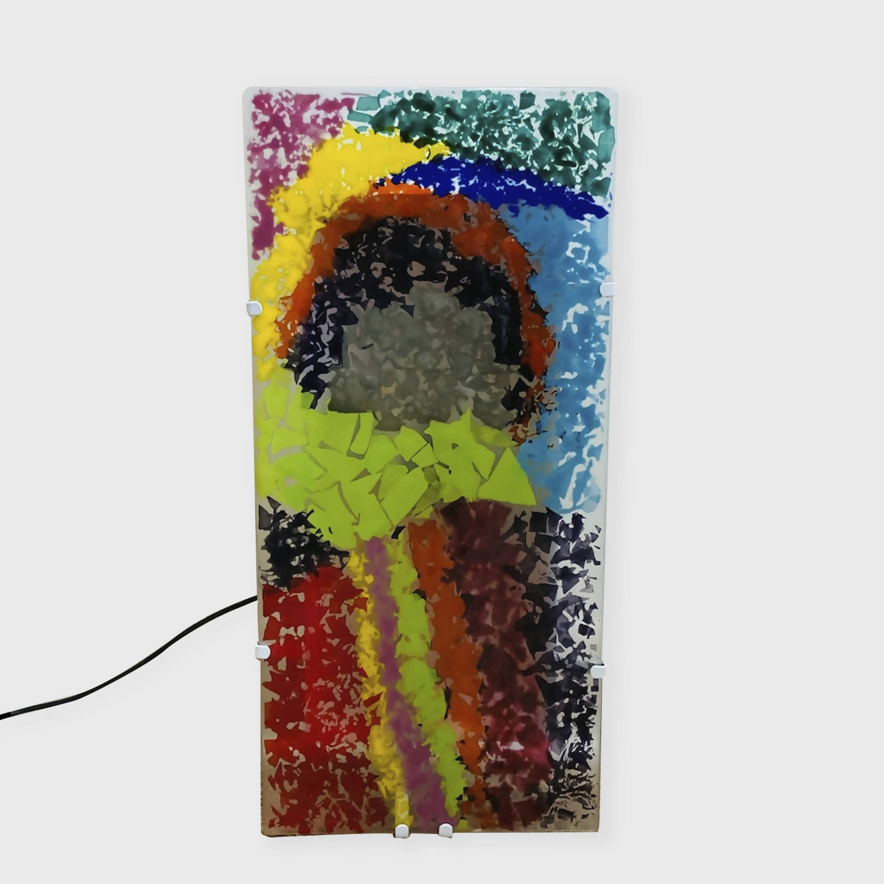 Tableau lumineux en verre Arc en ciel | EMPREINTES Paris