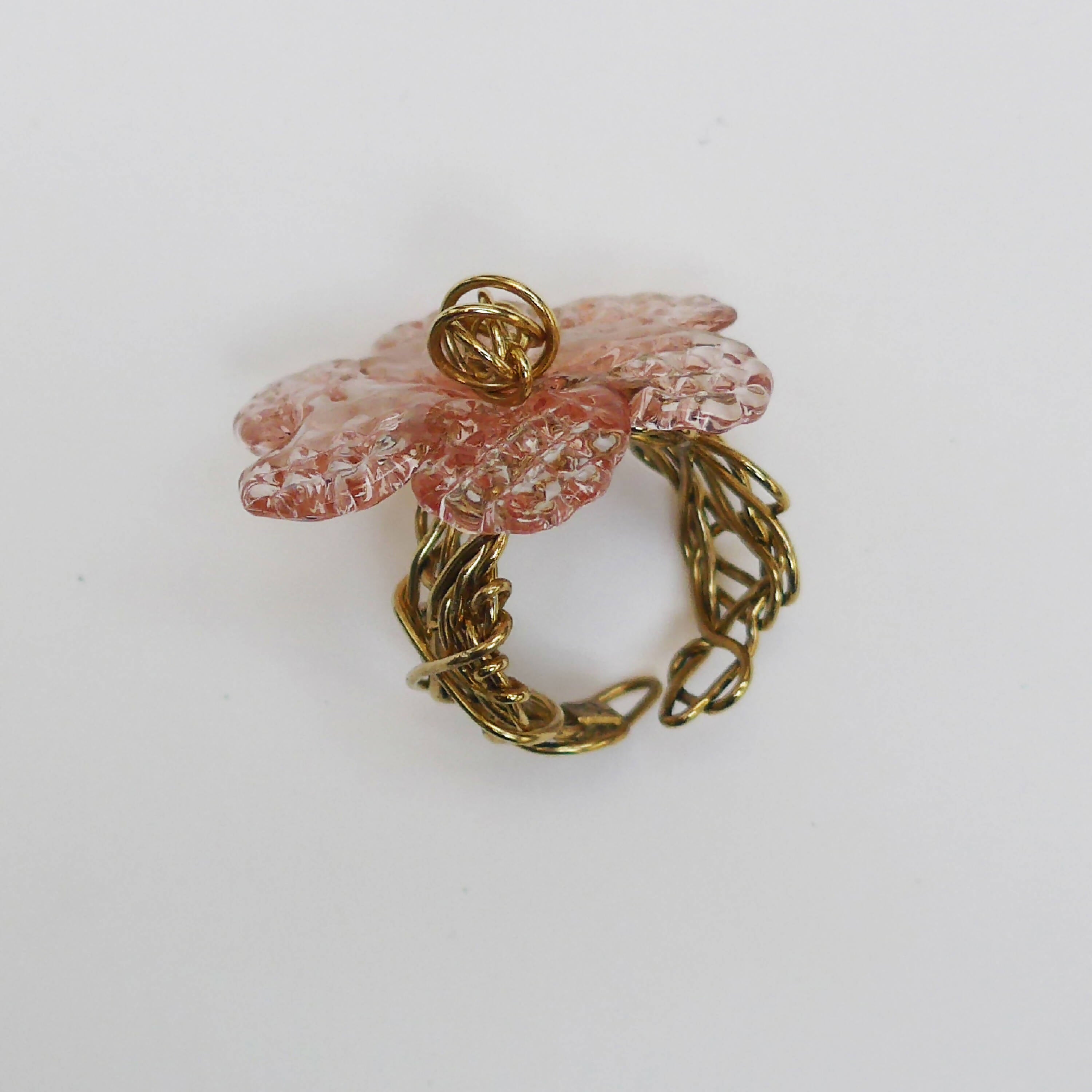 Bague fleur Rose TREILLE | EMPREINTES Paris | EMPREINTES Paris