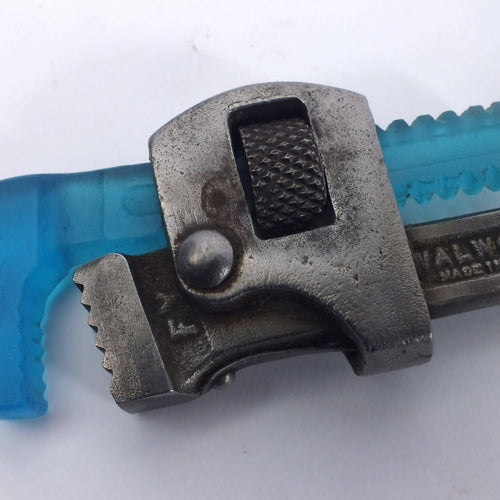 Pince à griffe 6" Stillson cristal, bois et acier - USA | EMPREINTES Paris - EMPREINTES Paris