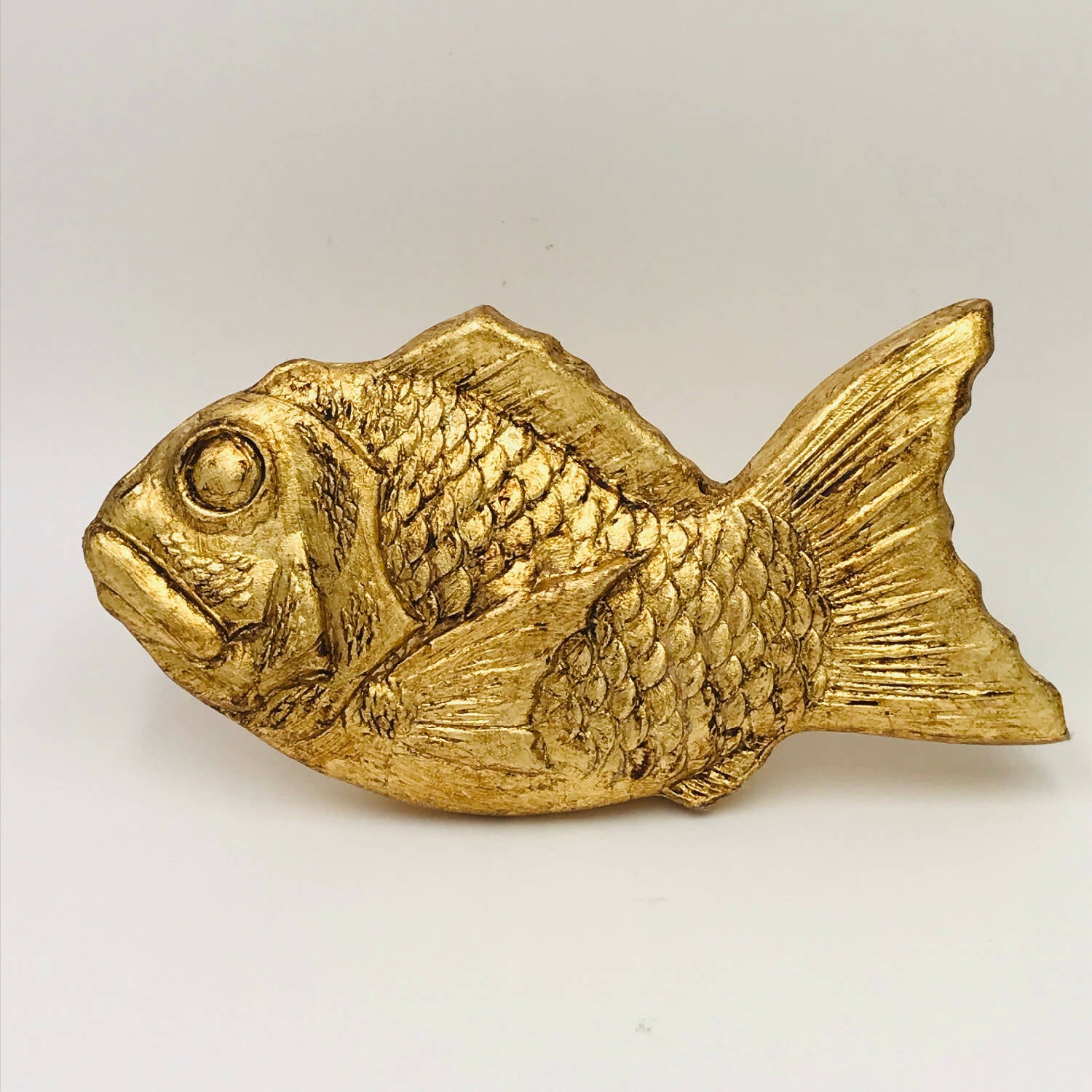 Grand Poisson Doré mural Japonais | EMPREINTES Paris