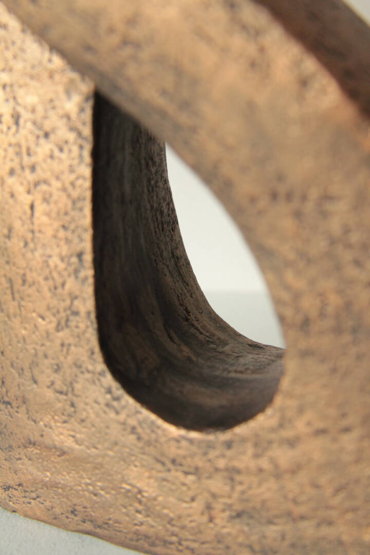 Sculpture couple en argile L