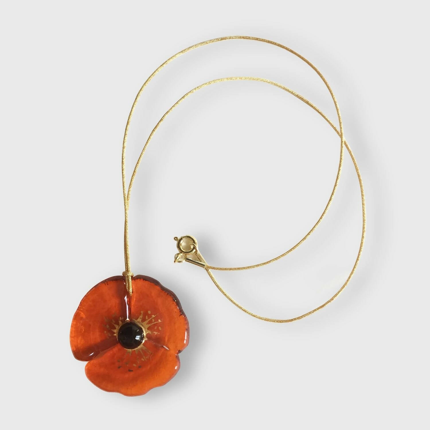 Pendentif COQUELICOT orange | EMPREINTES Paris